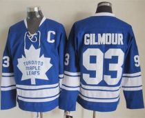 Toronto Maple Leafs -93 Doug Gilmour Blue CCM Throwback Third Stitched NHL Jersey