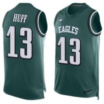 Nike Eagles -13 Josh Huff Midnight Green Team Color Stitched NFL Limited Tank Top Jersey