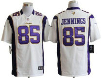 Nike Vikings -85 Greg Jennings White Stitched NFL Limited Jersey