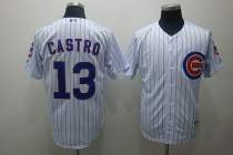 Chicago Cubs -13 Starlin Castro Stitched White MLB Jersey