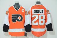 Philadelphia Flyers -28 Claude Giroux Stitched Orange NHL Jersey