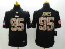 Nike Patriots -95 Chandler Jones Black NFL Limited Salute to Service Jersey