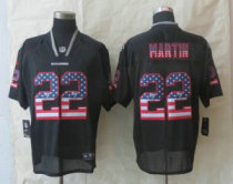 2014 New Nike Tampa Bay Buccaneers 22 Martin USA Flag Fashion Black Elite Jerseys