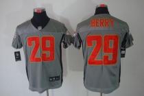 Nike Kansas City Chiefs #29 Eric Berry Grey Shadow Men's Stitched NFL Elite Jersey