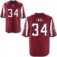 2012 NEW NFL Atlanta Falcons 34 Bradie Ewing Red Jerseys (Elite)