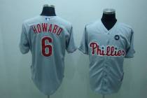 Philadelphia Phillies #6 Ryan Howard Stitched Grey MLB Jersey