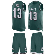 Eagles -13 Josh Huff Midnight Green Team Color Stitched NFL Limited Tank Top Suit Jersey