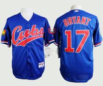 Chicago Cubs -17 Kris Bryant Blue 1994 Turn Back The Clock Stitched MLB Jersey