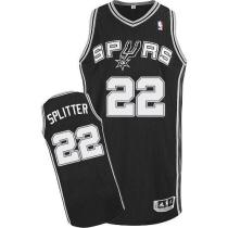 Revolution 30 San Antonio Spurs -22 Tiago Splitter Black Stitched NBA Jersey