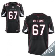 Nike Arizona Cardinals -67 Williams Jersey Black Elite Alternate Jersey