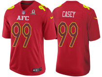 2017 PRO BOWL AFC JURRELL CASEY RED GAME JERSEY