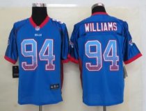 2013 New Nike Buffalo Bills 94 Williams Drift Fashion Blue Elite Jerseys