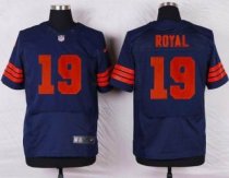 Nike Chicago Bears -19 Eddie Royal Navy Blue 1940s Throwback Stitched NFL Elite Jersey