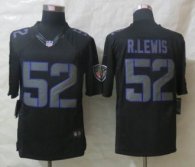 New Nike Baltimore Ravens 52 R Lewis Impact Limited Black Jerseys