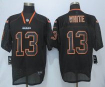 New Nike Chicago Bears -13 Kevin White Lights Out Black Elite Jerseys