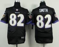 Nike Ravens -82 Torrey Smith Black Alternate Men's Stitched NFL Elite Jersey