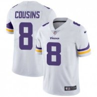 Nike Vikings -8 Kirk Cousins White Stitched NFL Vapor Untouchable Limited Jersey
