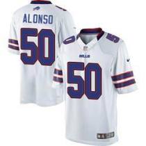 2013 NEW NFL Buffalo Bills 50 Kiko Alonso White Jerseys (Limited)
