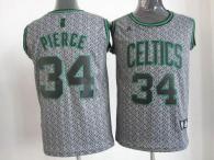 Boston Celtics -34 Paul Pierce Grey Static Fashion Stitched NBA Jersey