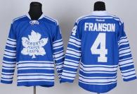 Toronto Maple Leafs -4 Cody Franson Blue 2014 Winter Classic Stitched NHL Jersey