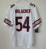 Nike Bears -54 Brian Urlacher White Stitched NFL Elite Autographed Jersey