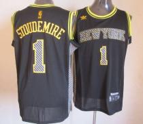 New York Knicks -1 Amare Stoudemire Black Electricity Fashion Stitched NBA Jersey