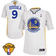 Revolution 30 Golden State Warriors -9 Andre Iguodala White Alternate The Finals Patch Stitched NBA