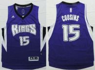 Sacramento Kings -15 DeMarcus Cousins Purple Revolution 30 Stitched NBA Jersey