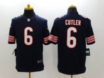 Nike Chicago Bears -6 Jay Cutler Navy Blue Team Color Stitched NFL Limited Jersey
