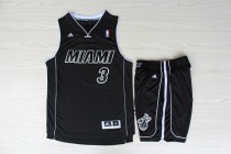 NBA Miami Heat -3 Wade Suit - black