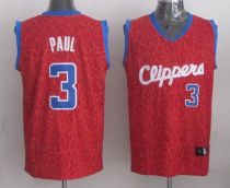 Los Angeles Clippers -3 Chris Paul Red Crazy Light Stitched NBA Jersey