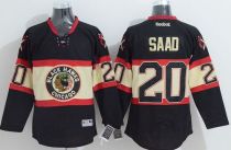 Chicago Blackhawks -20 Brandon Saad Black New Third Stitched NHL Jersey
