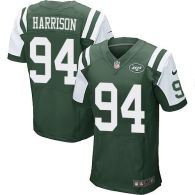 Nike New York Jets -94 Damon Harrison Green Team Color Men's Stitched NFL Elite Jersey