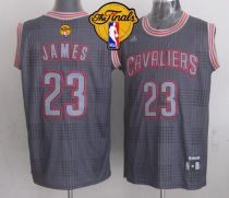 Cleveland Cavaliers -23 LeBron James Black Rhythm Fashion The Finals Patch Stitched NBA Jersey