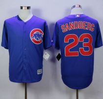 Chicago Cubs -23 Ryne Sandberg Blue New Cool Base Stitched MLB Jersey