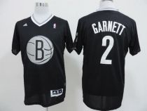 Brooklyn Nets -2 Kevin Garnett Black 2013 Christmas Day Swingman Stitched NBA Jersey
