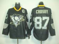 Pittsburgh Penguins -87 Sidney Crosby Black Ice Stitched NHL Jersey