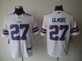 Nike Bills -27 Stephon Gilmore White Stitched NFL Limited Jersey