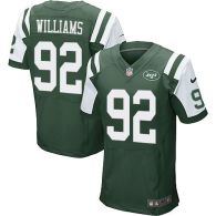 Nike New York Jets -92 Leonard Williams Green Team Color Men's Stitched NFL Elite Jersey