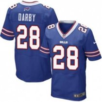 Nike Buffalo Bills -28 Ronald Darby Royal Blue Team Color Stitched NFL New Elite Jersey