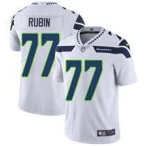 Nike Seahawks -77 Ahtyba Rubin White Stitched NFL Vapor Untouchable Limited Jersey