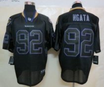 Nike Ravens -92 Haloti Ngata Lights Out Black Men Stitched NFL Elite Jersey
