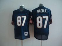 Mitchell And Ness Bears -87 Tom Waddle Blue Throwback Stitched NFL Jersey