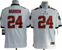 Nike Buccaneers -24 Mark Barron White Stitched NFL Game Jersey