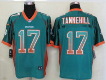 2013 New Nike Miami Dolphins -17 Tannehill Drift Fashion Green Elite Jerseys