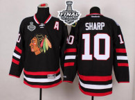 Chicago Blackhawks -10 Patrick Sharp Black 2014 Stadium Series 2015 Stanley Cup Stitched NHL Jersey