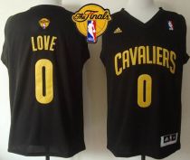 Cleveland Cavaliers -0 Kevin Love Black Fashion The Finals Patch Stitched NBA Jersey