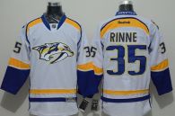 Nashville Predators -35 Pekka Rinne White Road Stitched NHL Jersey