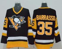 Mitchell&Ness Pittsburgh Penguins -35 Tom Barrasso Black Stitched NHL Jersey