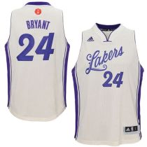 Los Angeles Lakers -24 Kobe Bryant White 2015-2016 Christmas Day Stitched NBA Jersey